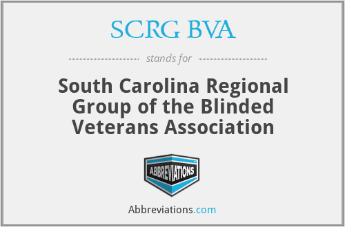 What does SCRG BVA stand for?